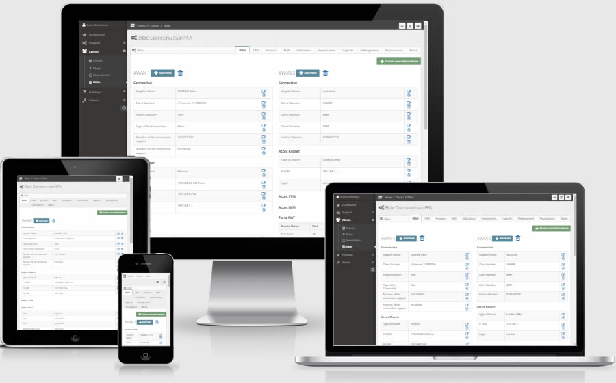 Aplicatie Intranet - Cliczone.fr